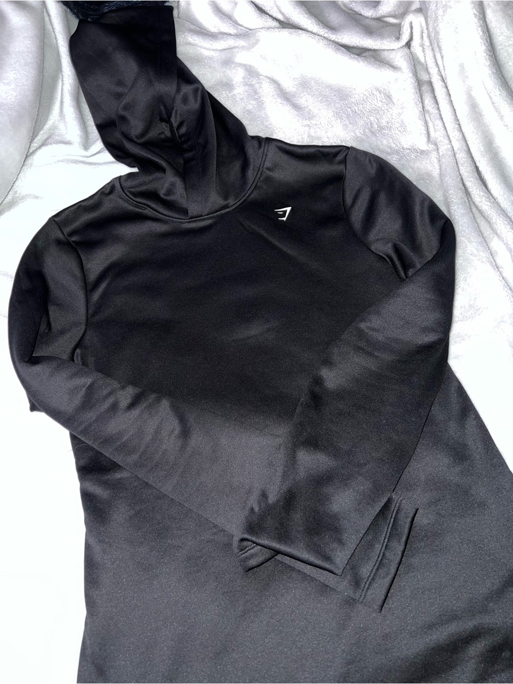 Gymshark Black Men's Training Hoodie with Subtle Logo